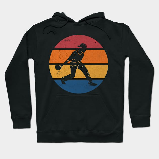 Vintage Bowling Player Bowler Team Hoodie by Print-Dinner